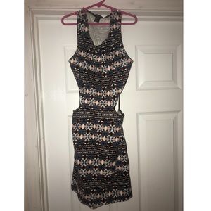 Forever 21 Cutout tribal dress